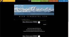 Desktop Screenshot of bluefinancial.czin.eu
