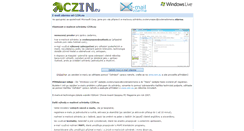 Desktop Screenshot of e-mail.czin.eu
